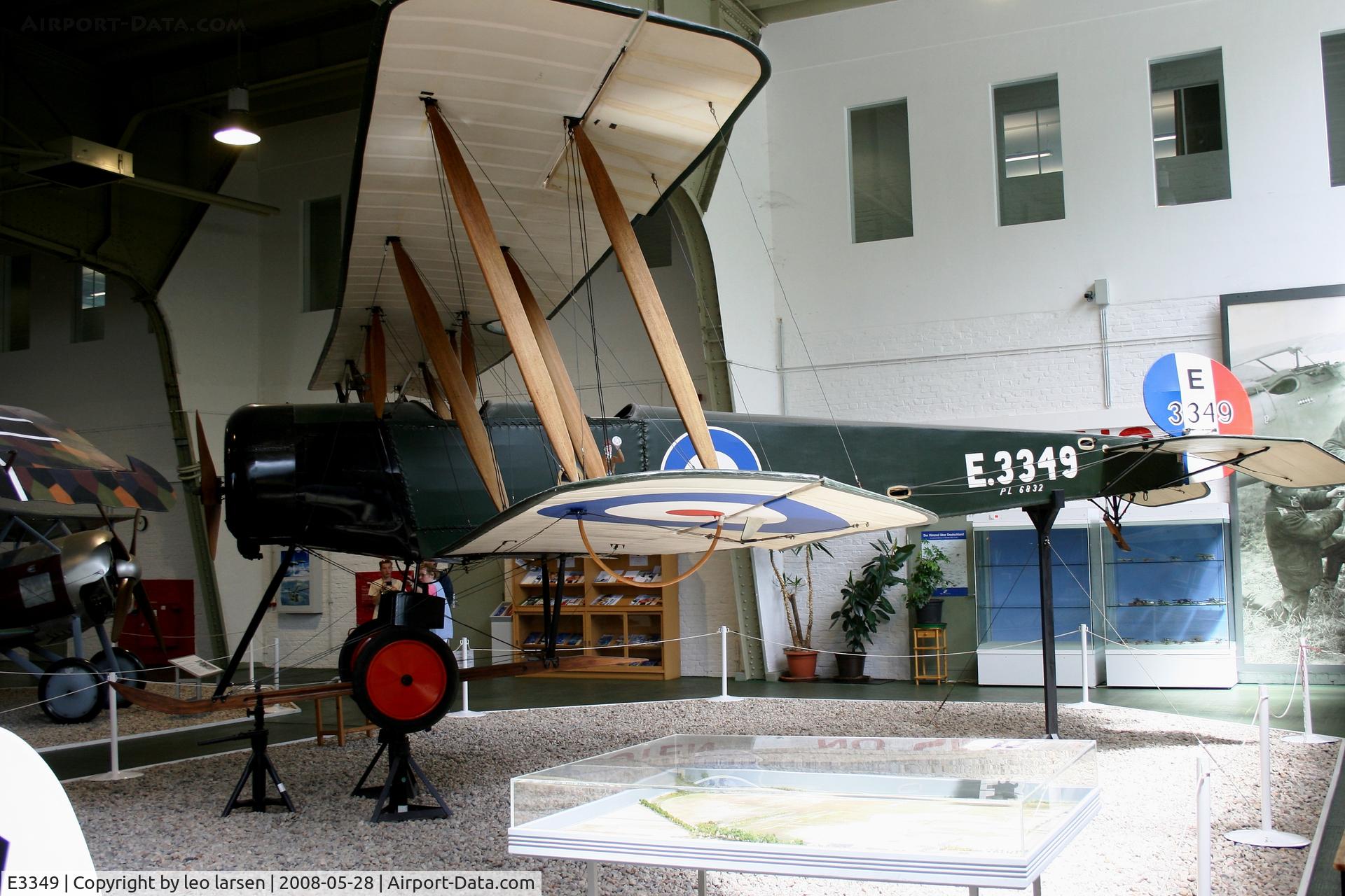 E3349, Avro 504K Replica C/N RPL.6832, Luftwaffen Museum Gatow 28.5.2008