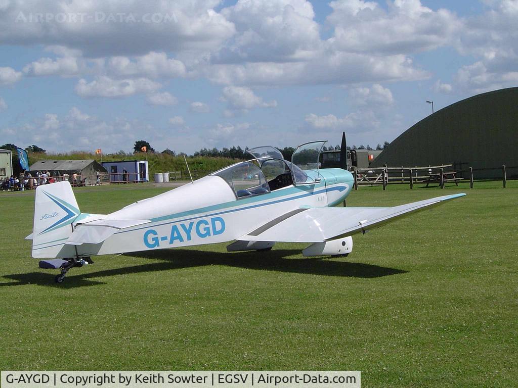 G-AYGD, 1963 CEA Jodel DR1050 Sicile C/N 515, Old Buckenham Airfield