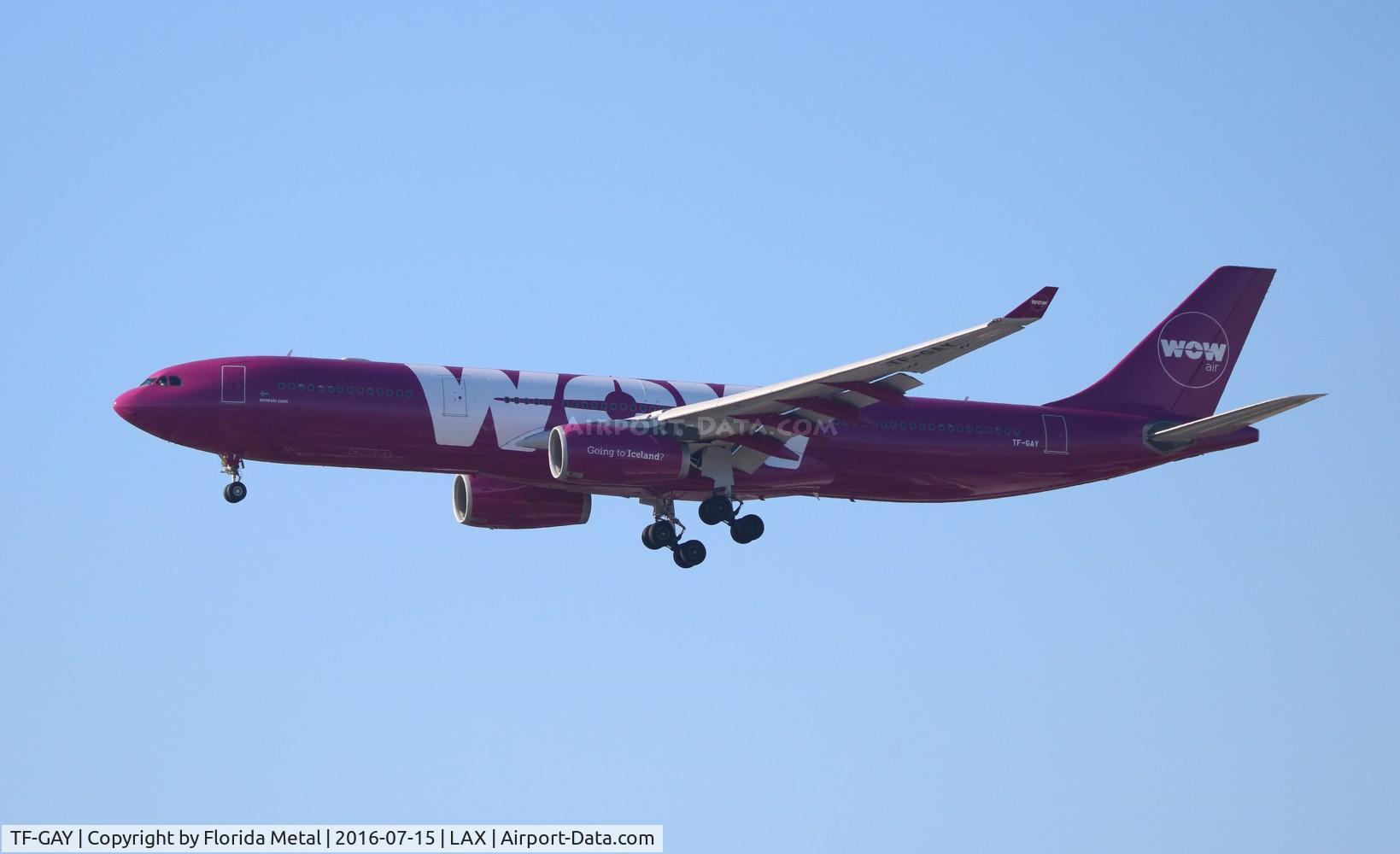 TF-GAY, 2010 Airbus A330-343 C/N 1098, WOW A330