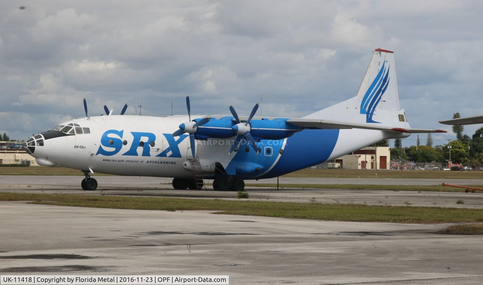 UK-11418, 1964 Antonov An-12B C/N 402504, Avia Leasing