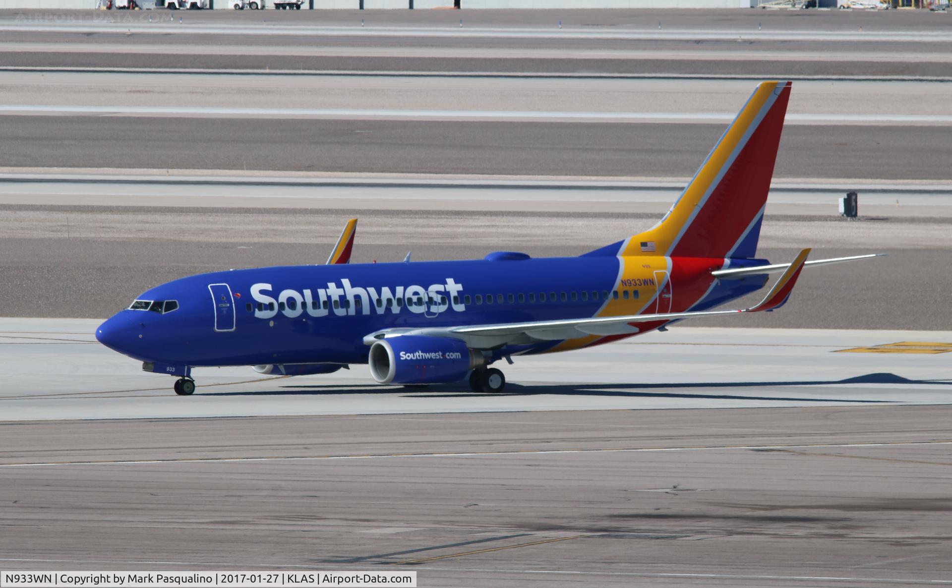 N933WN, 2009 Boeing 737-7H4 C/N 36640, Boeing 737-700