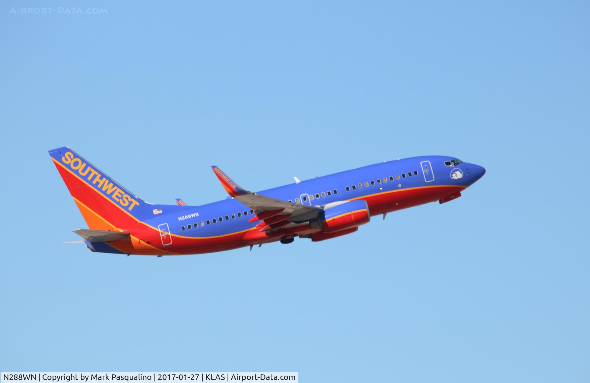 N288WN, 2007 Boeing 737-7H4 C/N 36611, Boeing 737-700