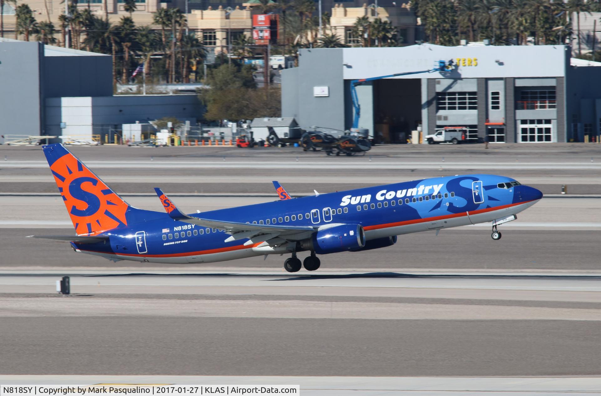 N818SY, 2007 Boeing 737-8BK C/N 29646, Boeing 737-800