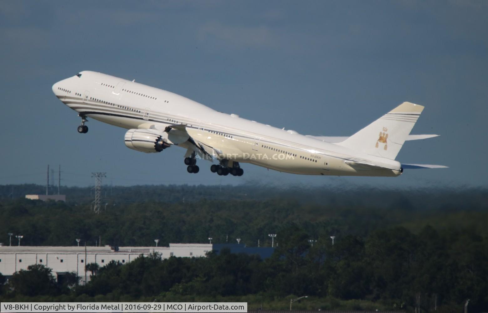V8-BKH, 2012 Boeing 747-8LQ BBJ C/N 41060, Sultan of Brunei