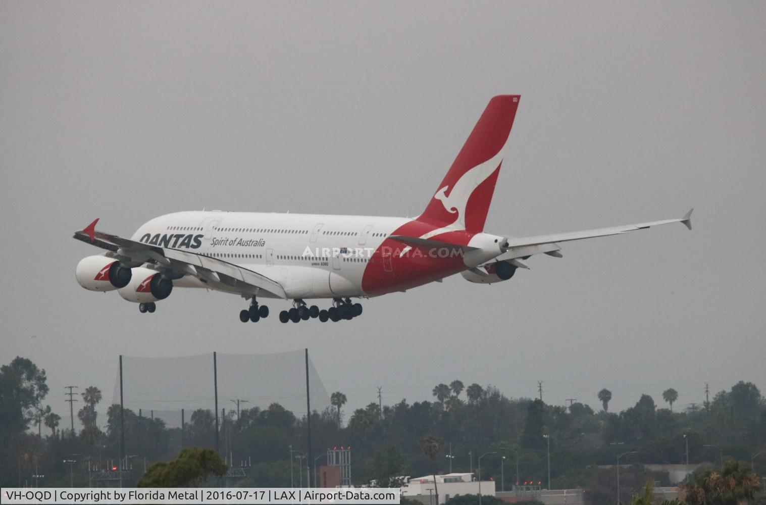 VH-OQD, 2008 Airbus A380-842 C/N 026, Qantas