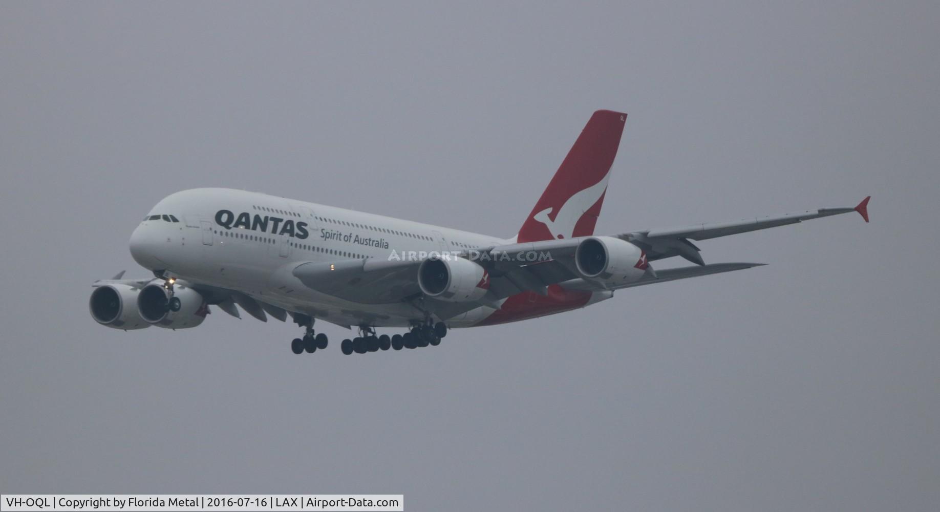 VH-OQL, 2011 Airbus A380-842 C/N 074, Qantas