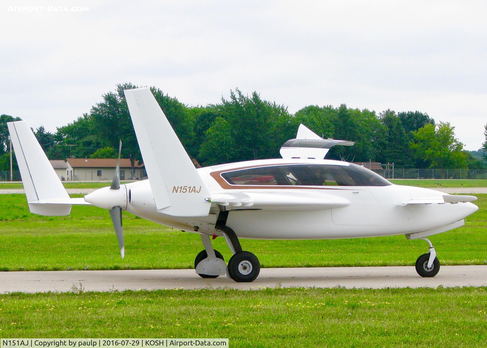 N151AJ, Velocity Velocity XL RG C/N 3RX151, At Oshkosh.