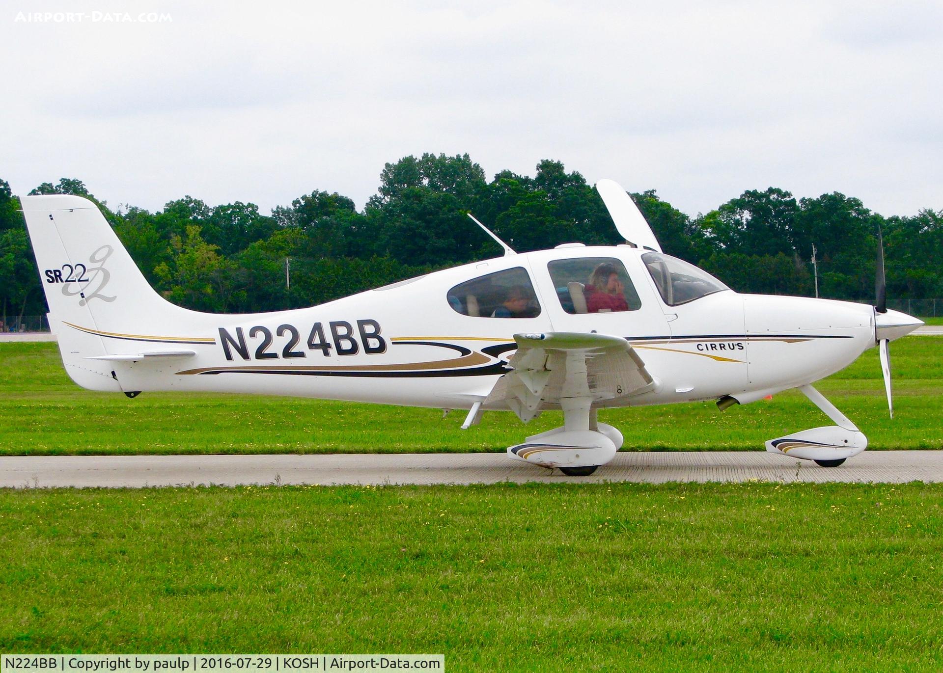 N224BB, 2004 Cirrus SR22 G2 C/N 1156, At Oshkosh.