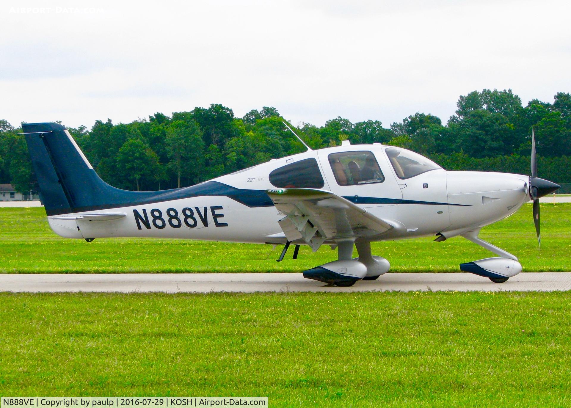 N888VE, 2014 Cirrus SR22T C/N 0814, At Oshkosh.