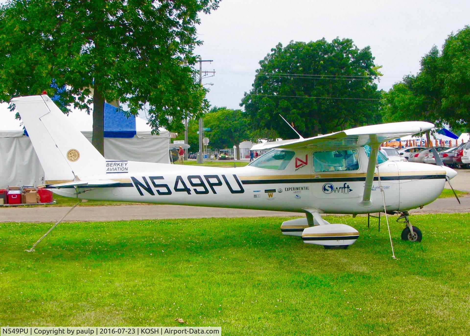 N549PU, 1976 Cessna 150M C/N 15078918, At Oshkosh.