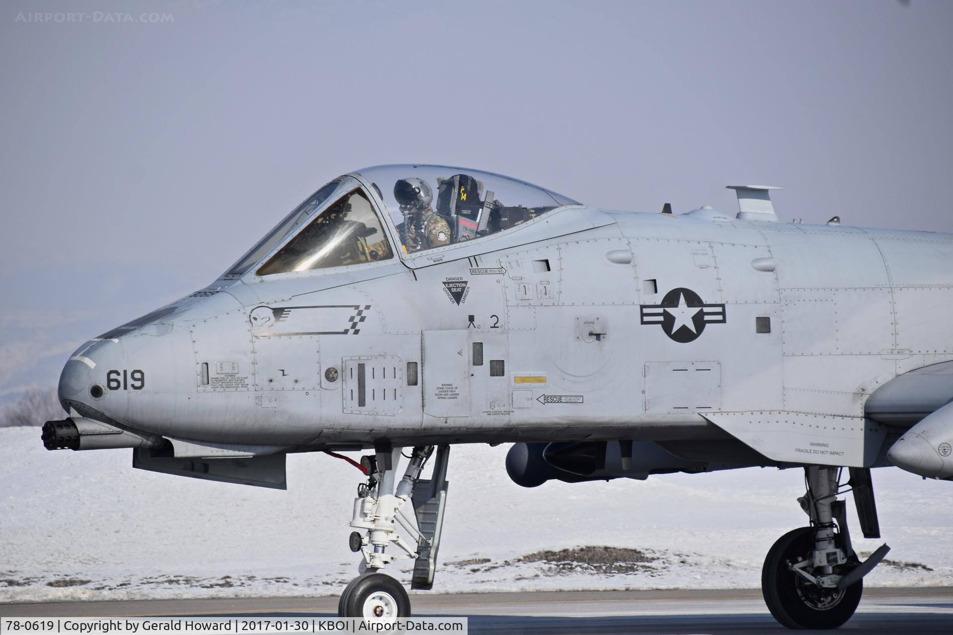 78-0619, 1978 Fairchild Republic A-10C Thunderbolt II C/N A10-0239, Taxi on Foxtrot.