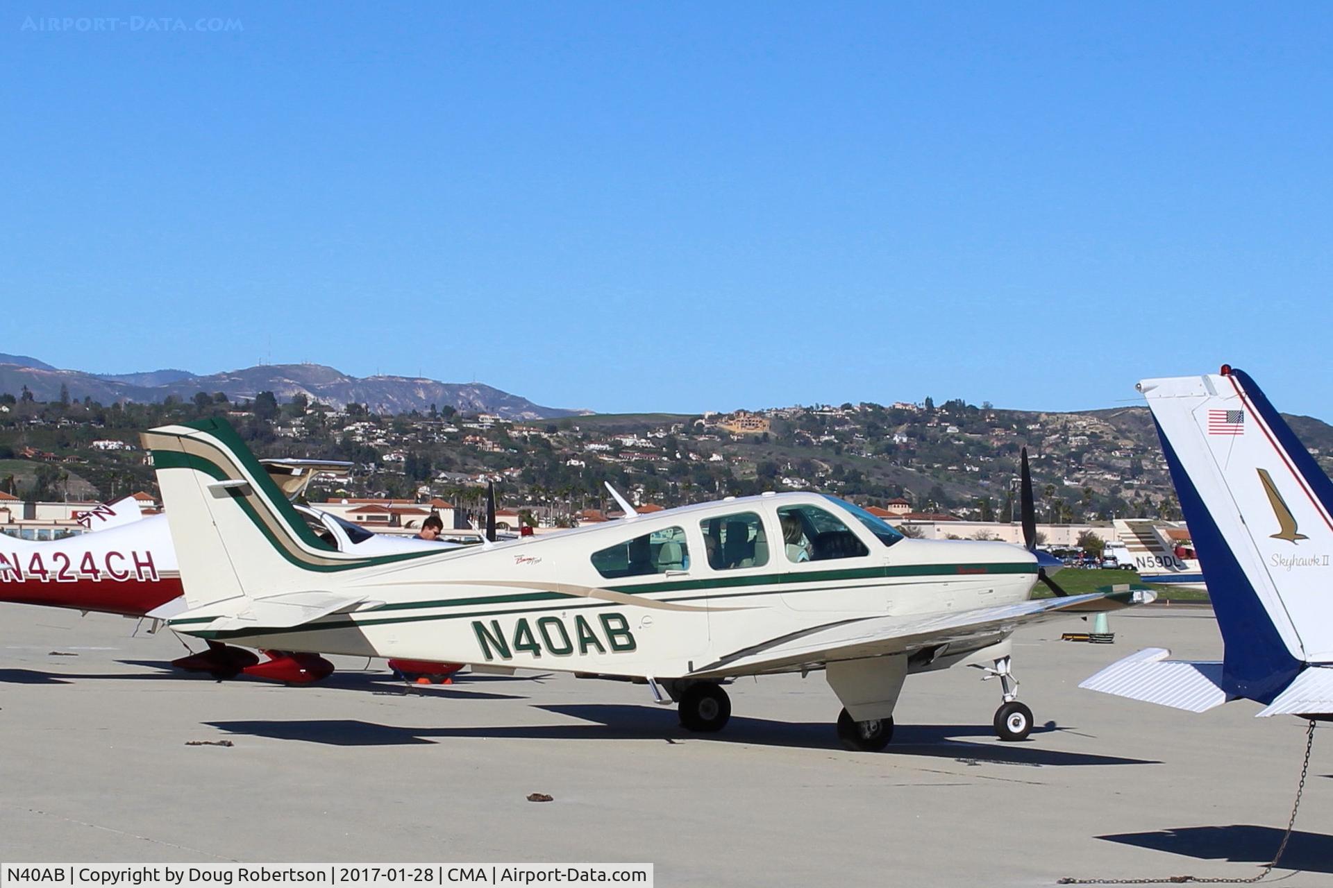 N40AB, 1983 Beech F33A Bonanza C/N CE-1020, 1983 Beech F33A BONANZA, Continental IO-520-BA 285 Hp