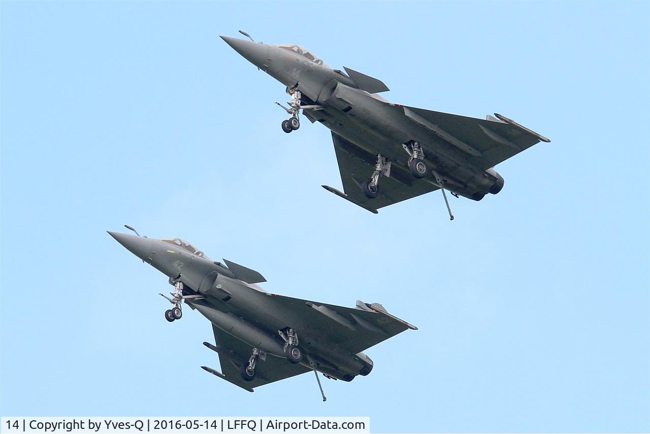 14, Dassault Rafale M C/N 14, Dassault Rafale M, On display, La Ferté-Alais airfield (LFFQ) Air show 2016