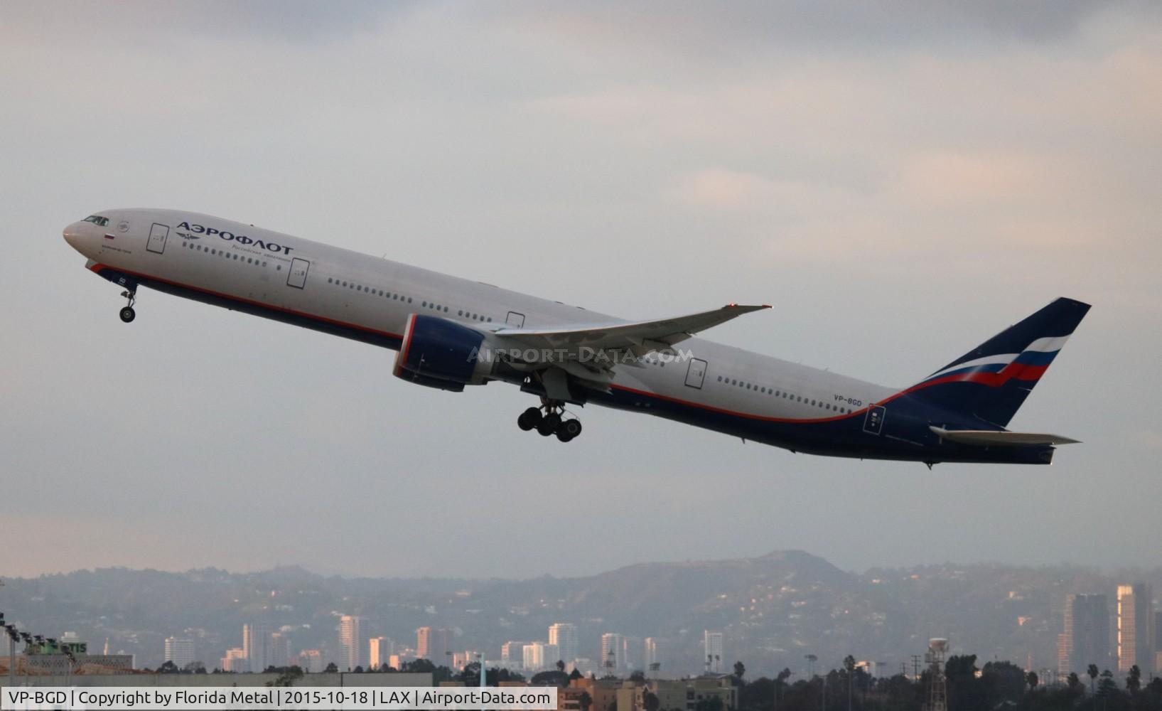 VP-BGD, 2013 Boeing 777-3M0/ER C/N 41681, Aeroflot