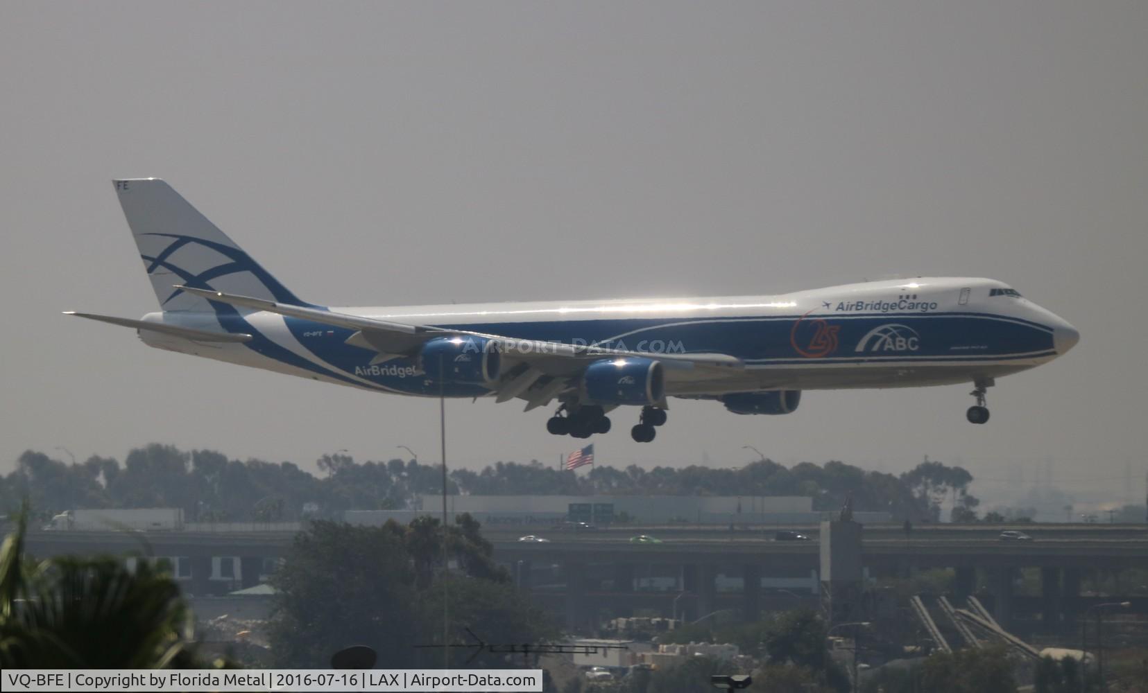 VQ-BFE, 2014 Boeing 747-83QF C/N 60118, Air Bridge Cargo