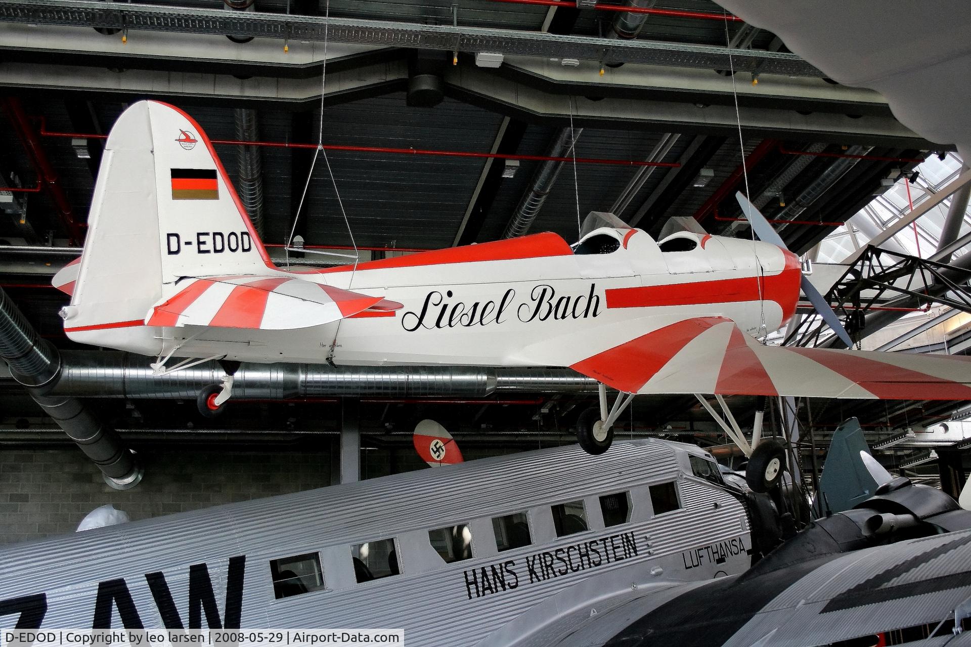D-EDOD, 1940 Klemm KI-35D C/N 1917, Technikmuseum Berlin