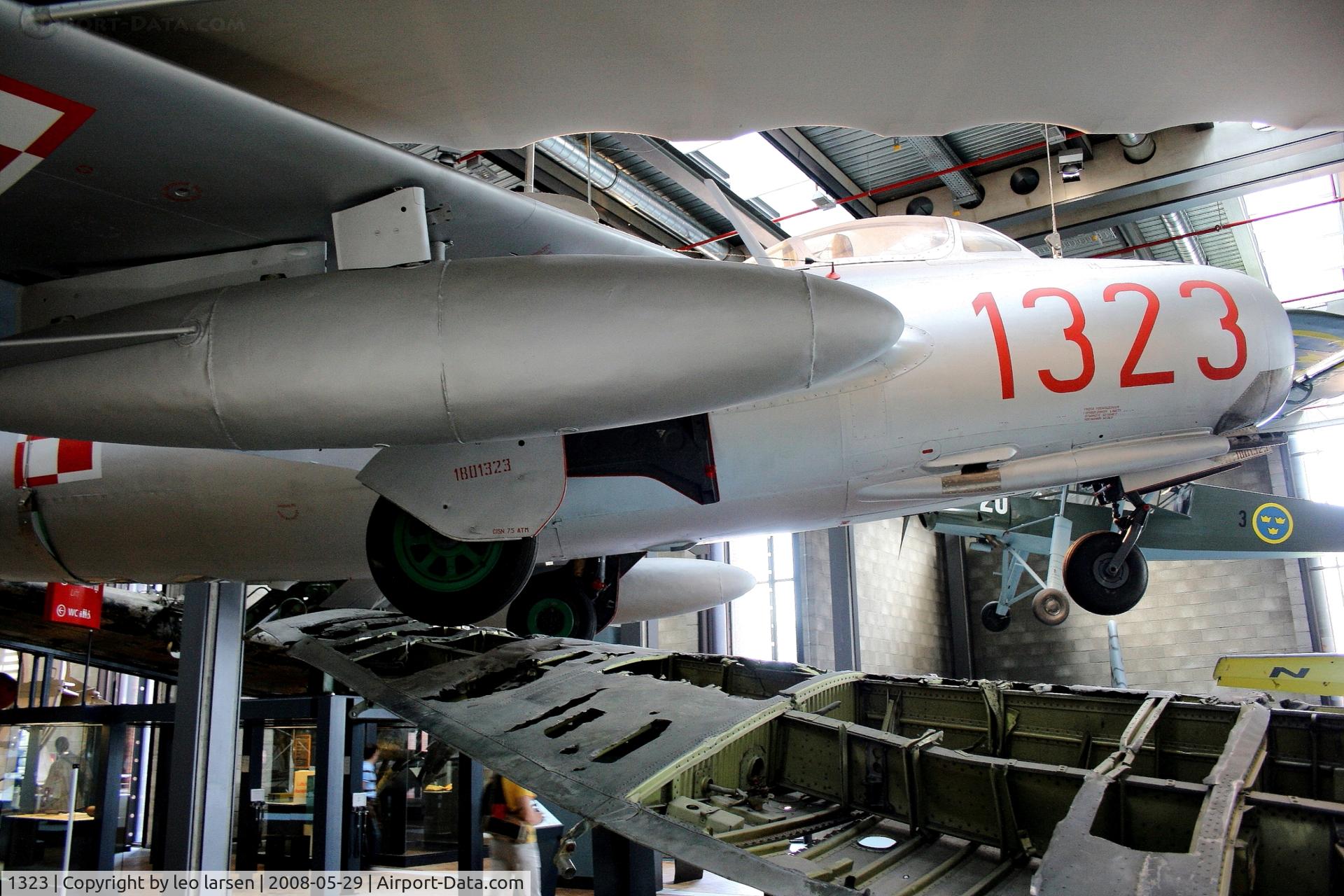 1323, PZL-Mielec Lim-2 (MiG-15bis) C/N 1B01323, Technikmuseum Berlin 29.5.2008
