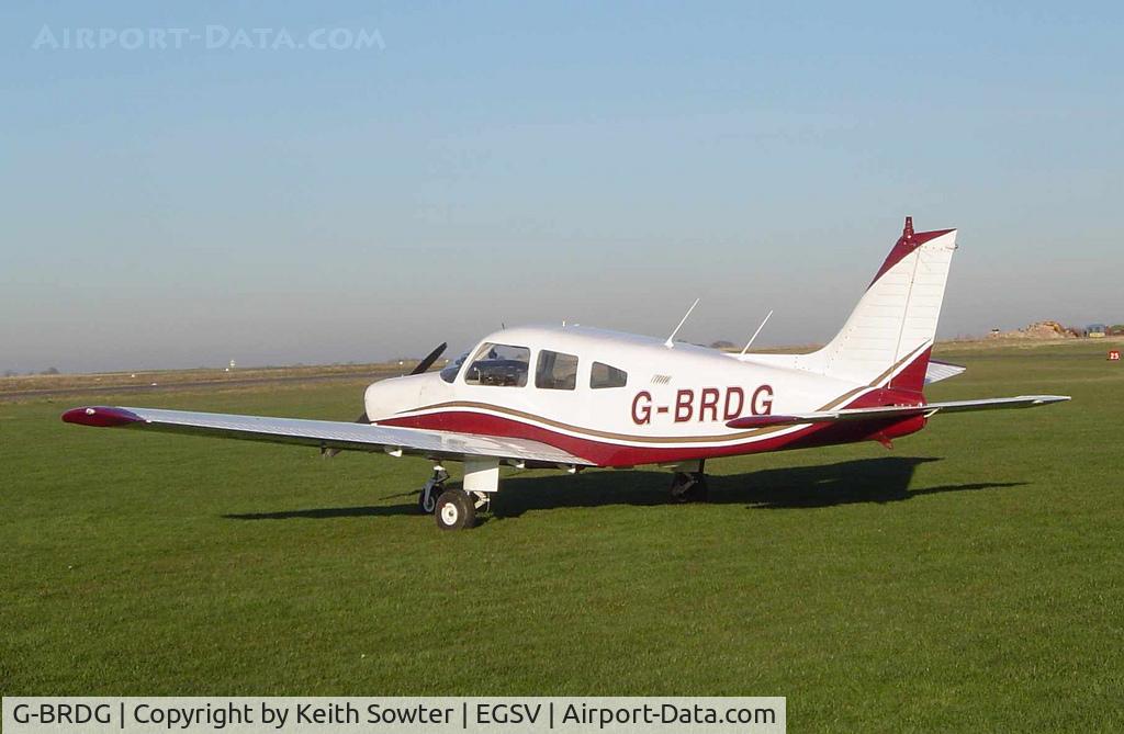 G-BRDG, 1977 Piper PA-28-161 Cherokee Warrior II C/N 28-7816047, Visiting aircraft