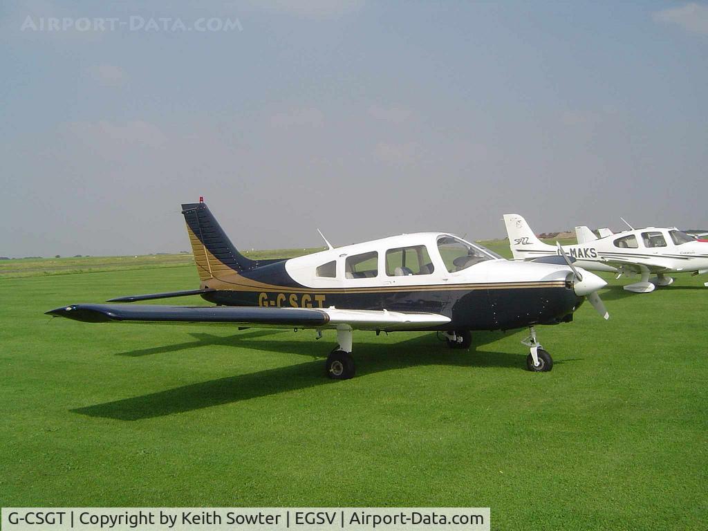 G-CSGT, 1988 Piper PA-28-161 Cherokee Warrior II C/N 2816069, Visiting aircraft
