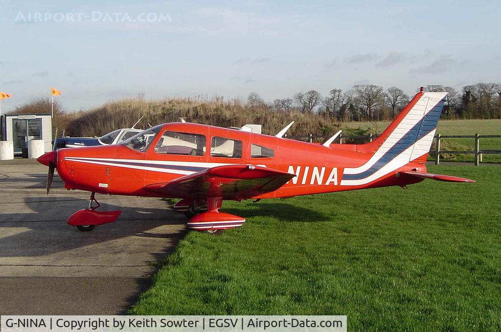 G-NINA, 1977 Piper PA-28-161 Cherokee Warrior II C/N 28-7716162, Visiting aicraft