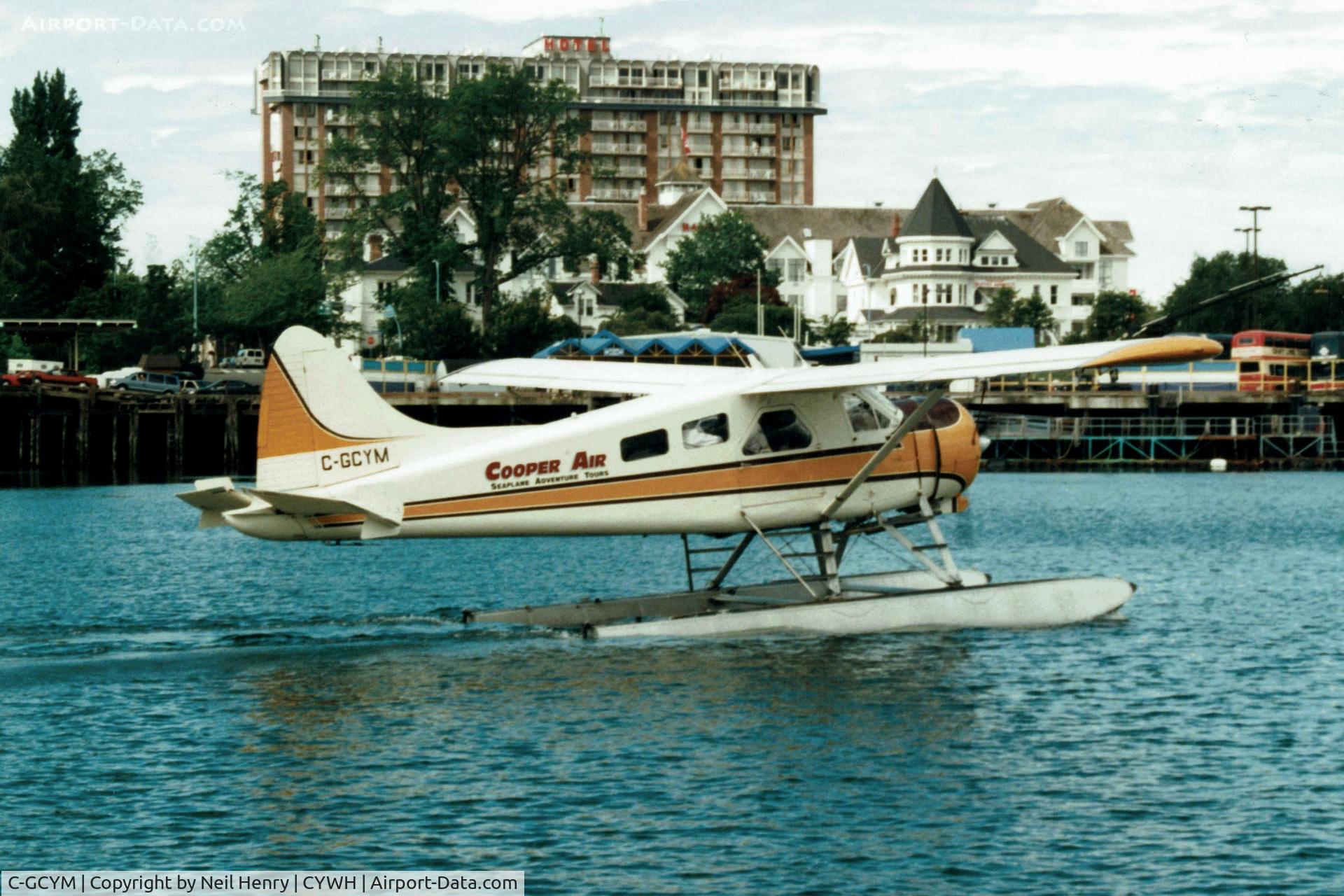 C-GCYM, 1953 De Havilland Canada DHC-2 Beaver Mk.1 C/N 354, Scanned from original slide taken at Victoria, BC. Canada in Sept 2000