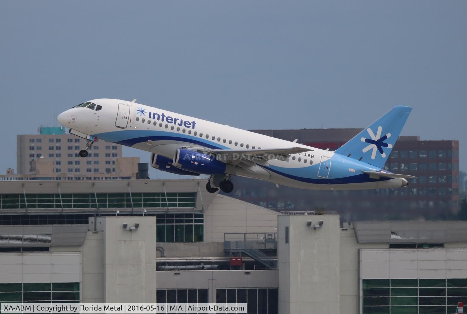 XA-ABM, 2013 Sukhoi Superjet 100-95B C/N 95036, Interjet