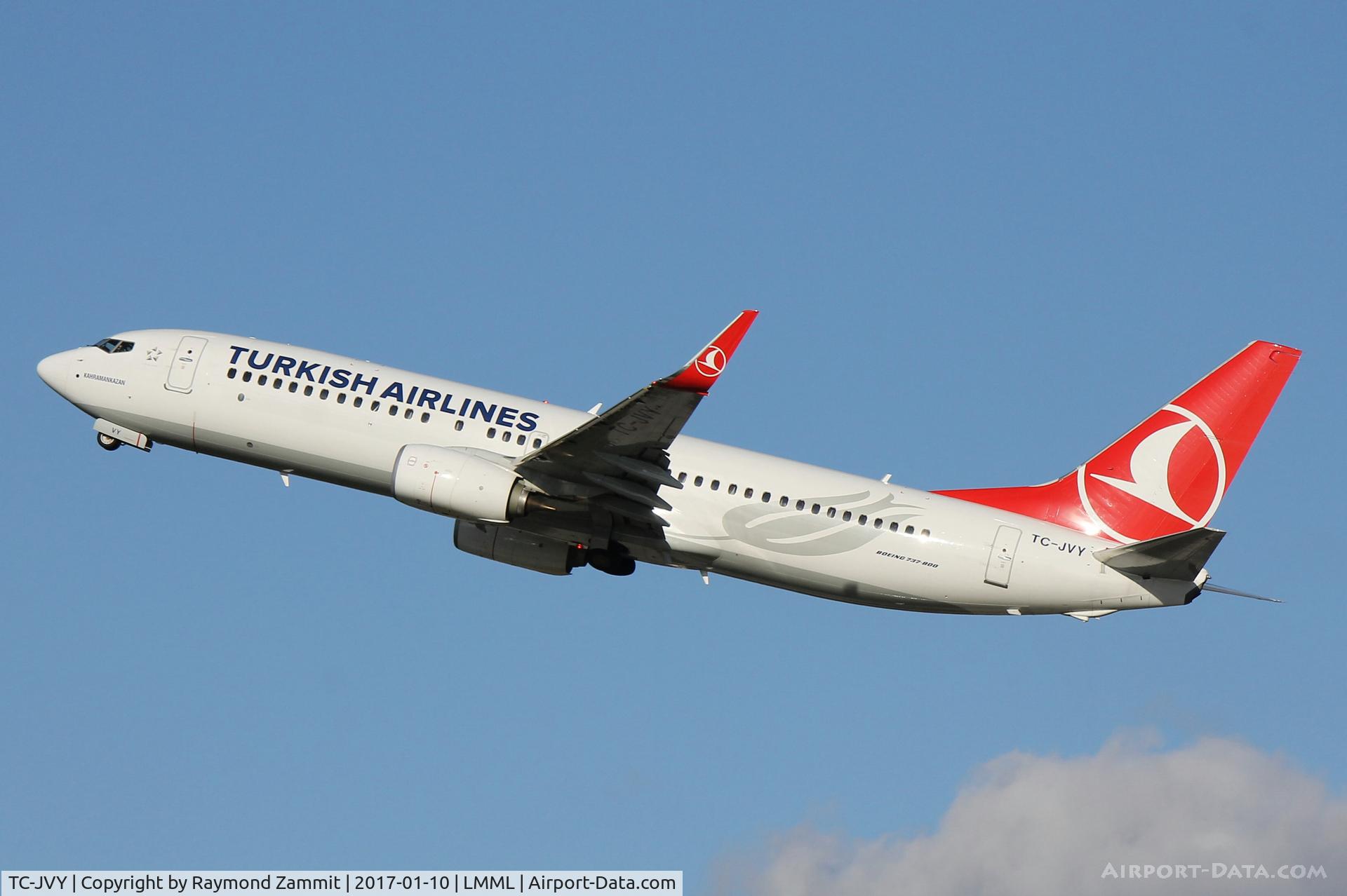 TC-JVY, 2016 Boeing 737-8F2 C/N 60024, B737-800 TC-JVY Turkish Airlines