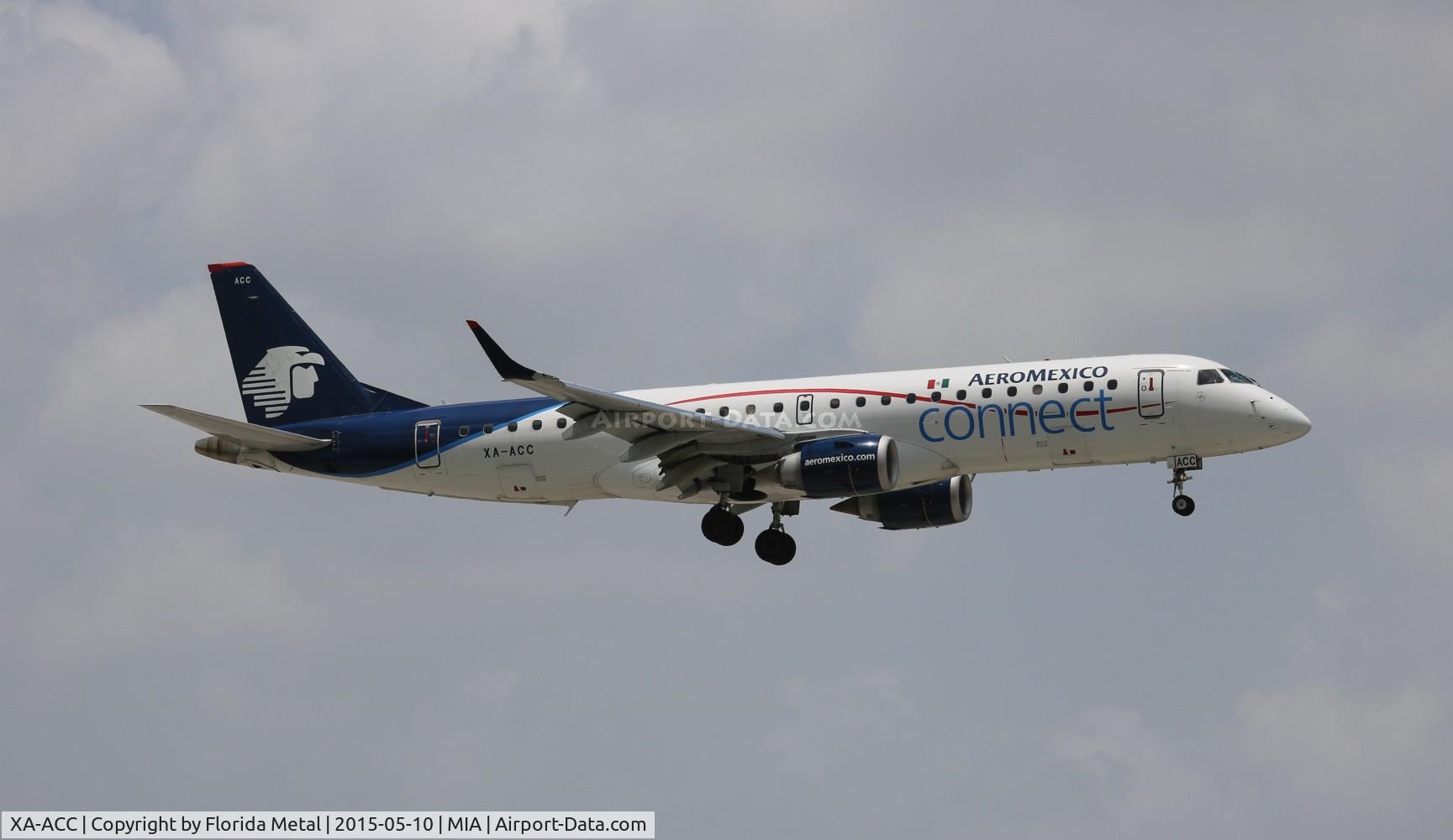 XA-ACC, 2011 Embraer 190AR (ERJ-190-100IGW) C/N 19000499, Aeromexico