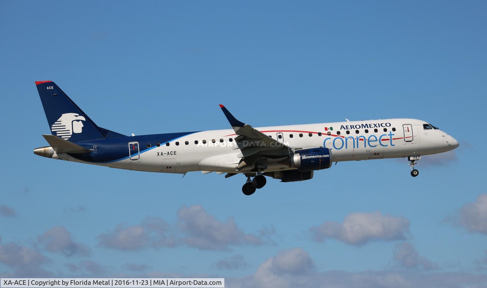 XA-ACE, 2012 Embraer 190AR (ERJ-190-100IGW) C/N 19000518, Aeromexico