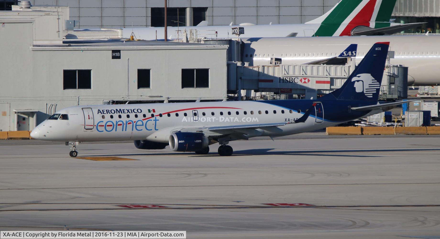 XA-ACE, 2012 Embraer 190AR (ERJ-190-100IGW) C/N 19000518, Aeromexico