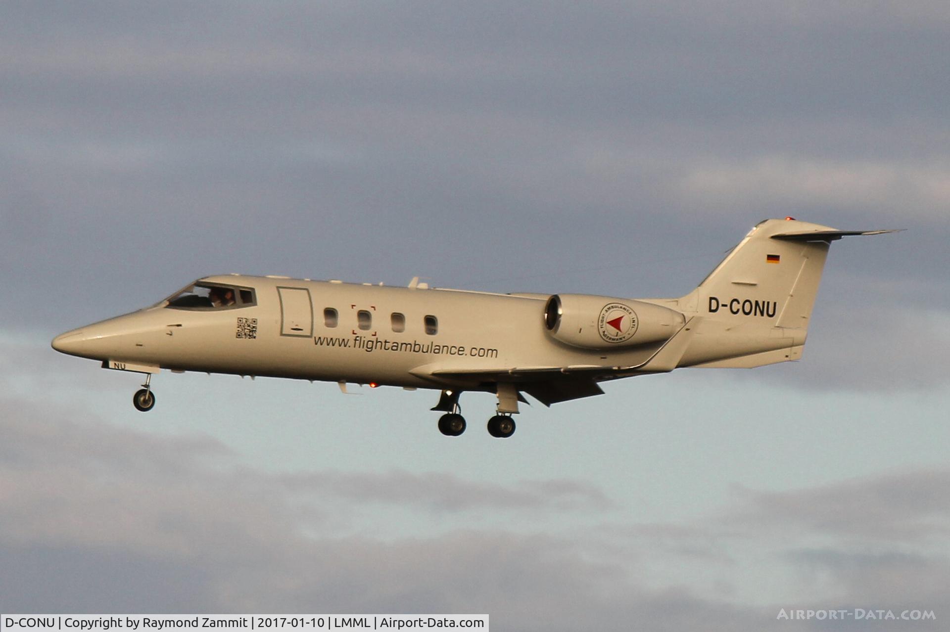 D-CONU, 1985 Gates Learjet 55 C/N 55-124, Gates Learjet55 D-CONU
