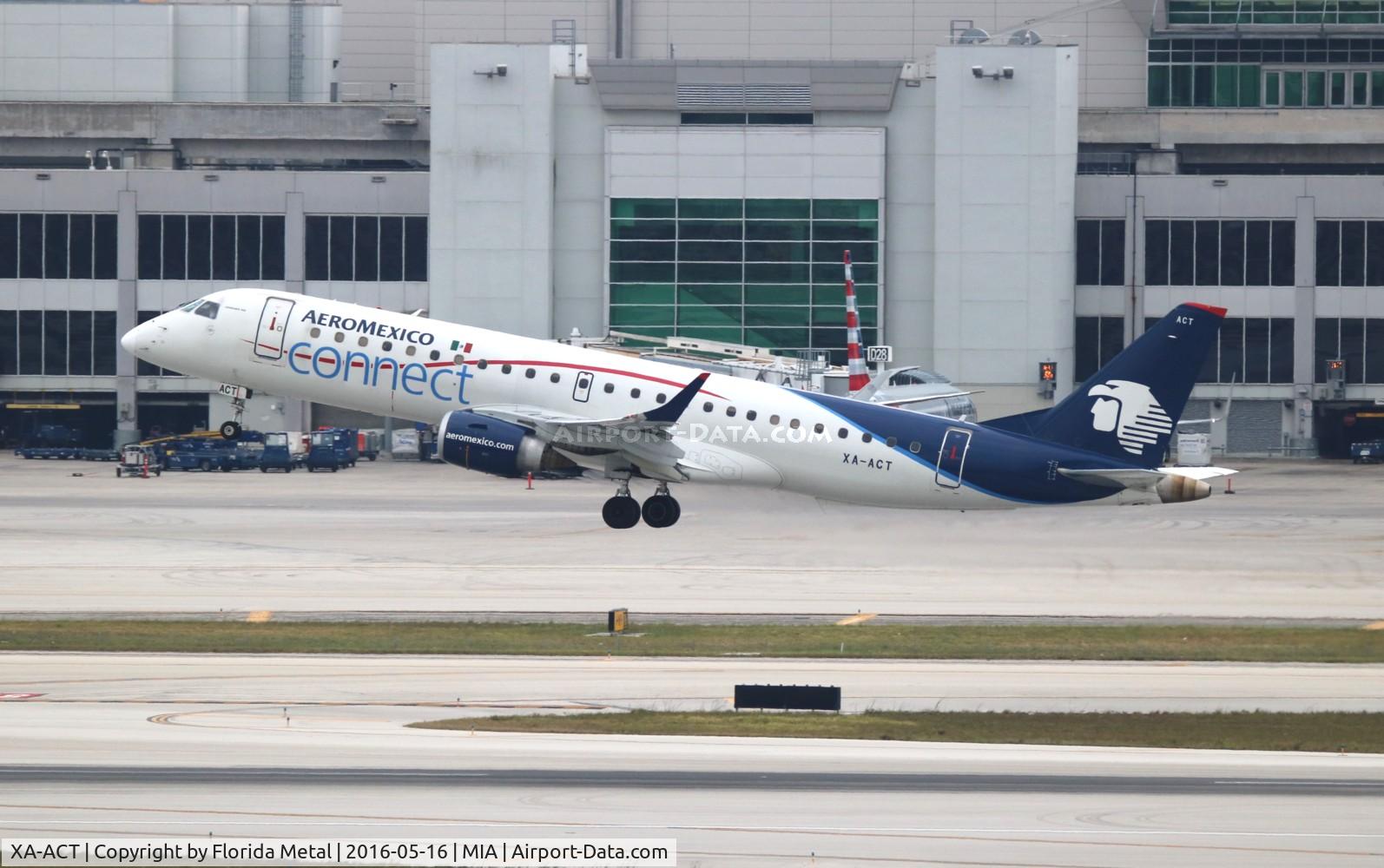 XA-ACT, 2012 Embraer 190LR (ERJ-190-100LR) C/N 19000557, Aeromexico