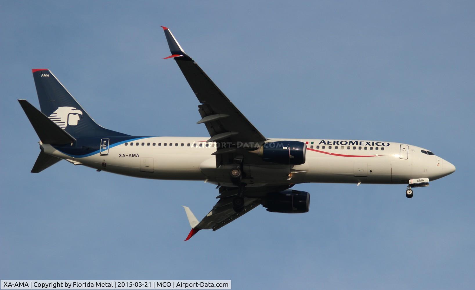 XA-AMA, 2012 Boeing 737-852 C/N 36700, Aeromexico