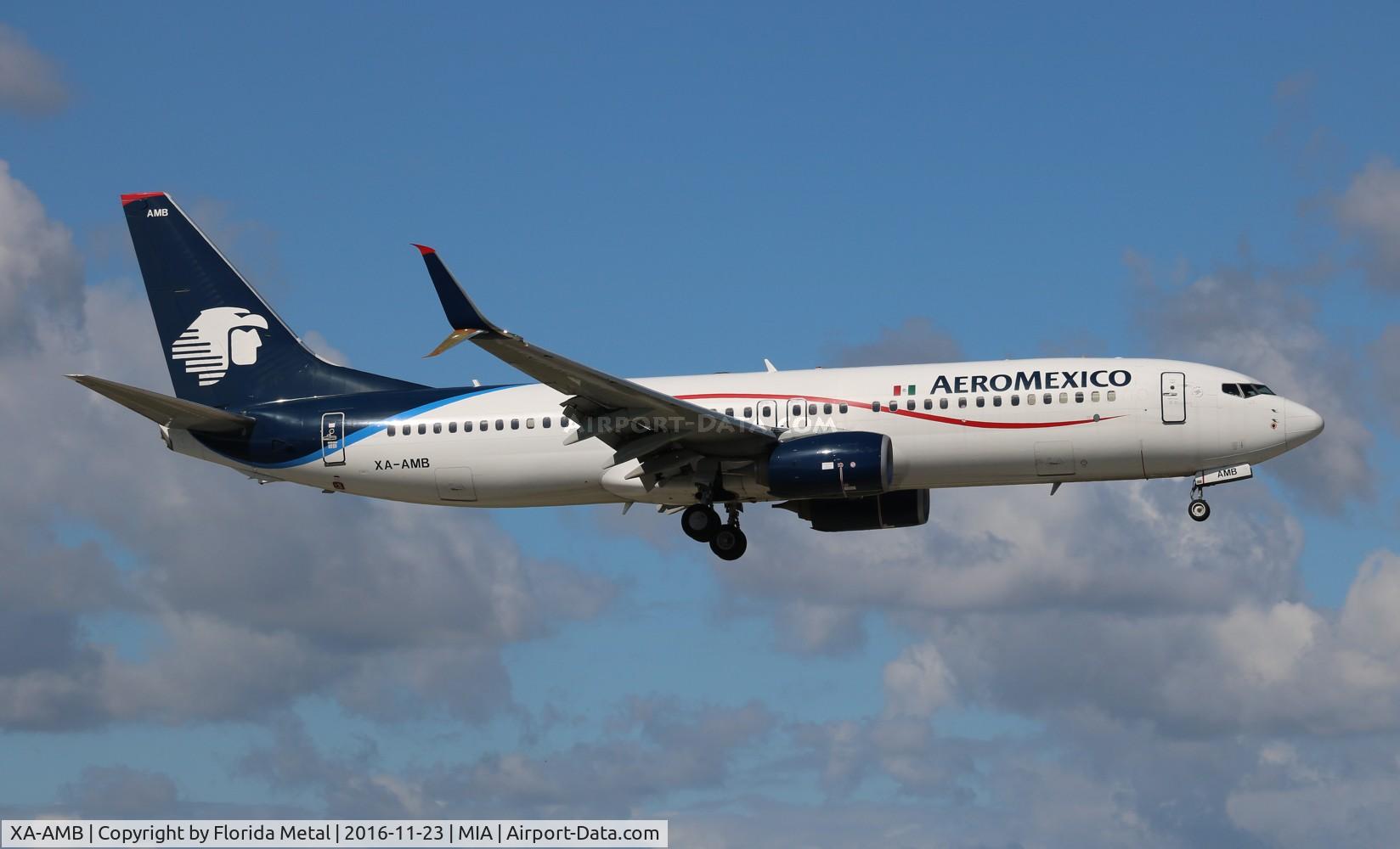 XA-AMB, 2013 Boeing 737-852 C/N 36703, Aeromexico
