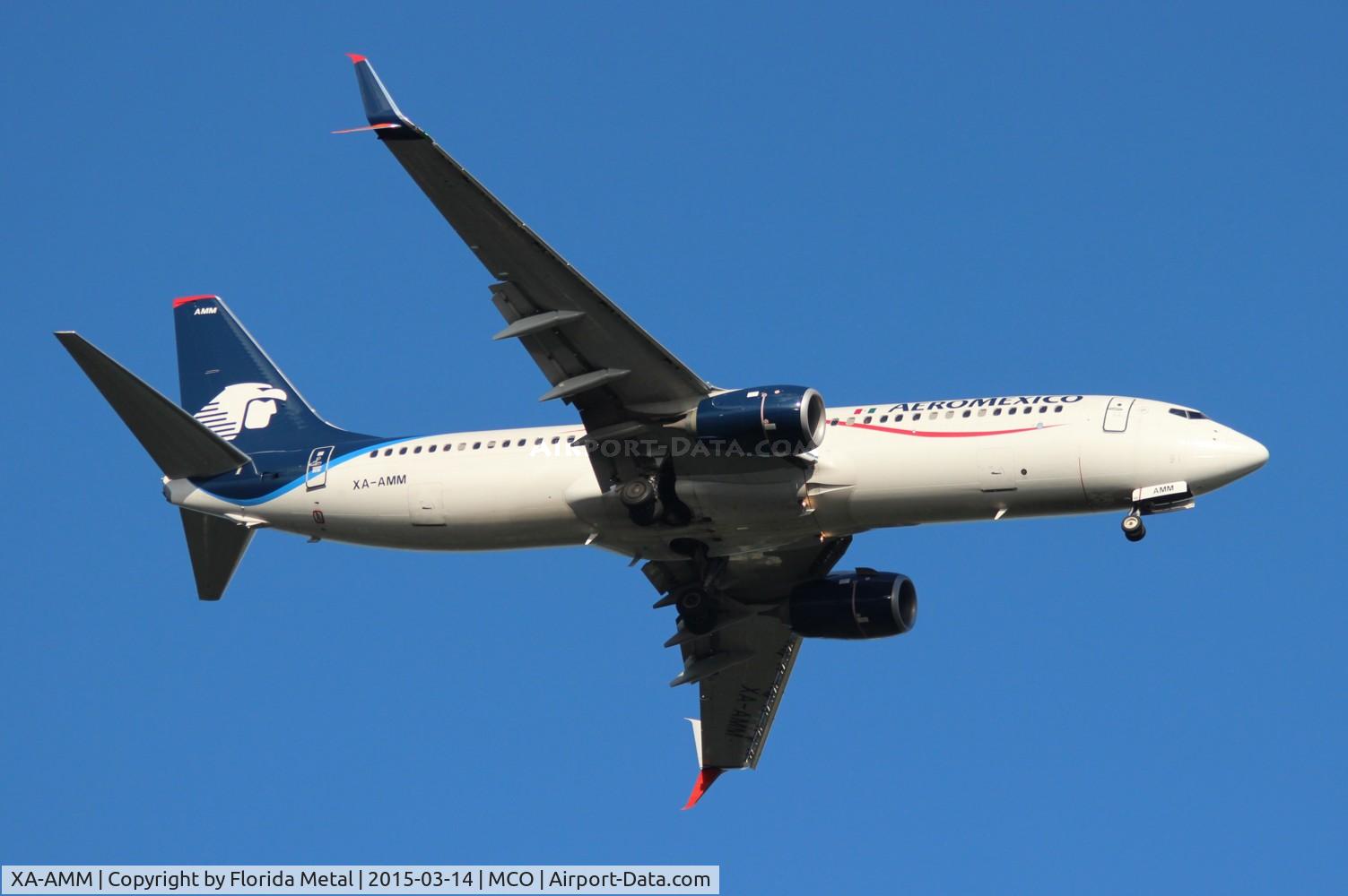 XA-AMM, 2014 Boeing 737-852 C/N 39944, Aeromexico