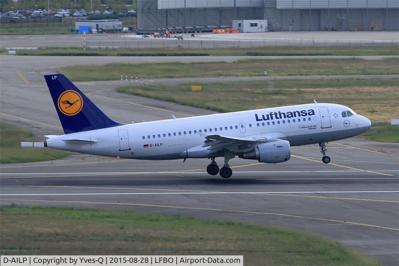 D-AILP, 1997 Airbus A319-114 C/N 717, Airbus A319-114, Landing rwy 14R, Toulouse-Blagnac Airport (LFBO-TLS)