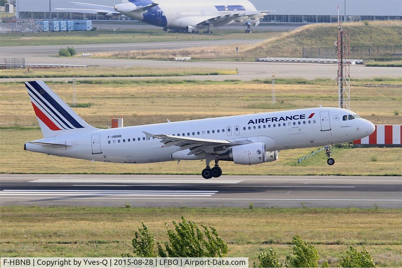 F-HBNB, 2010 Airbus A320-214 C/N 4402, Airbus A320-214, Landing rwy 14R, Toulouse-Blagnac airport (LFBO-TLS)