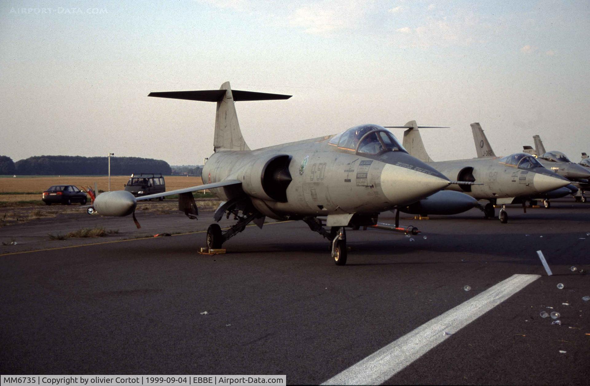 MM6735, Aeritalia F-104S Starfighter C/N 1035, The sun goes down on Beauvechain...