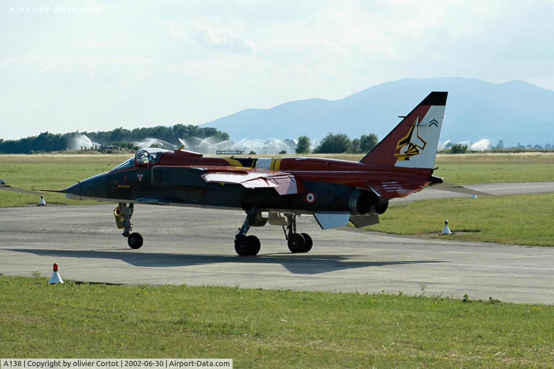 A138, Sepecat Jaguar A C/N A138, Colmar airshow 2002