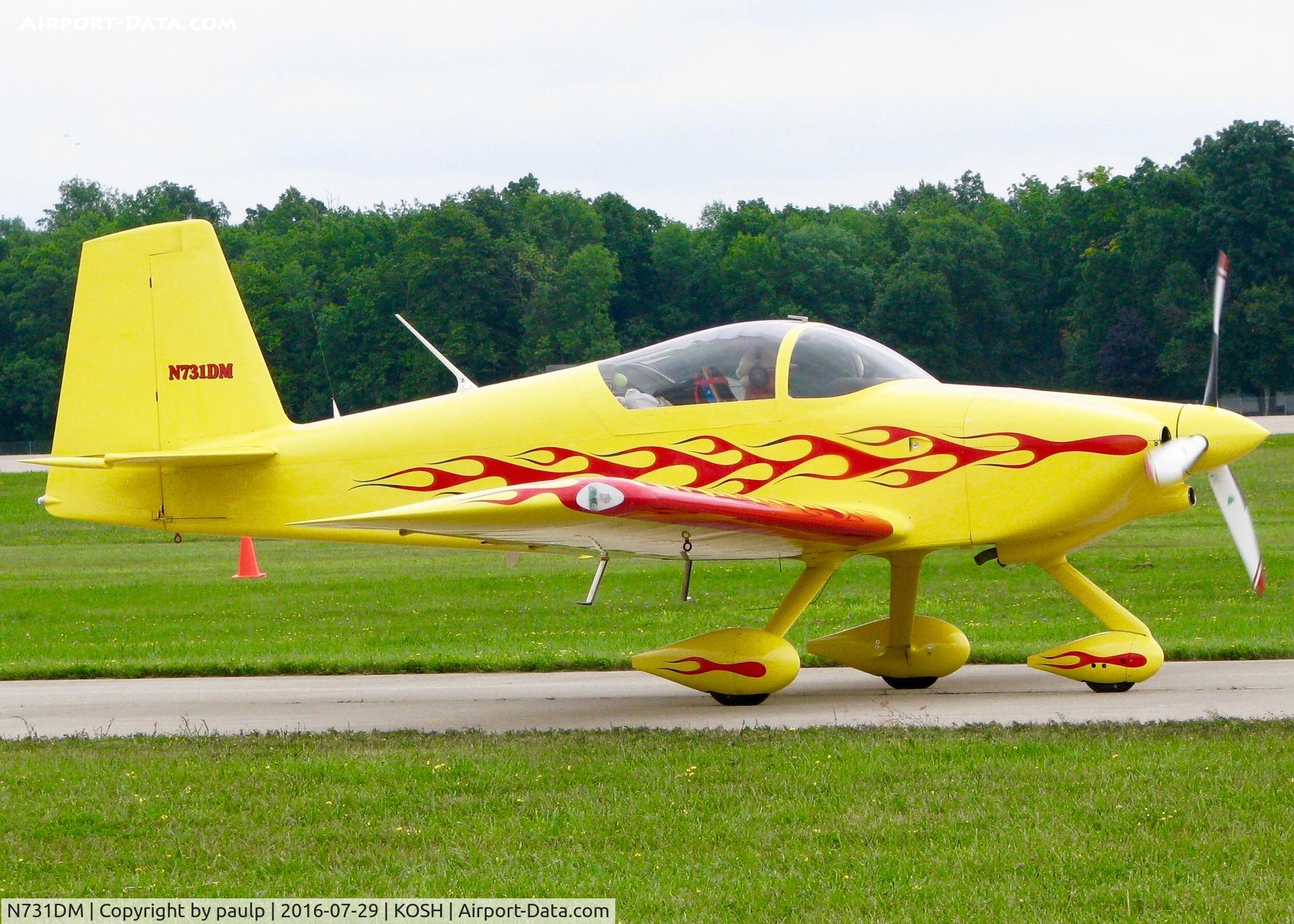 N731DM, 2006 Vans RV-7A C/N 001, At Oshkosh.