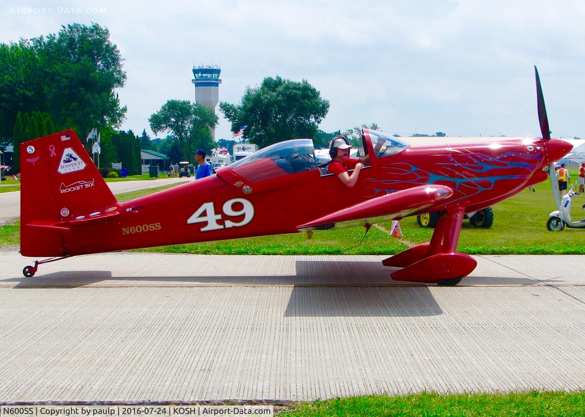 N600SS, Vans RV-6 C/N 24853, At Oshkosh.
