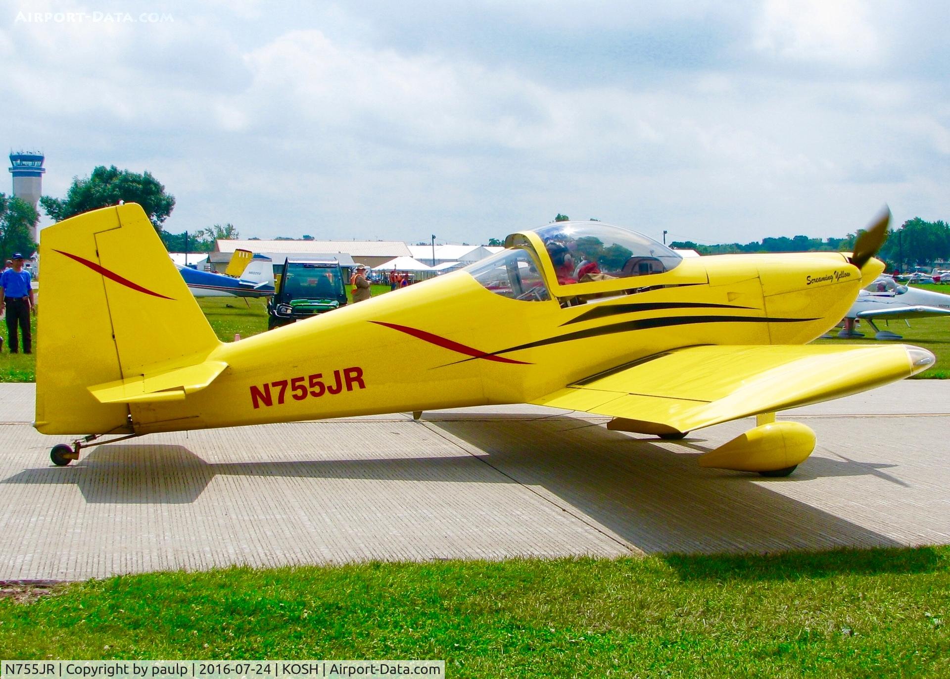 N755JR, 2006 Vans RV-7 C/N 71948, At Oshkosh.