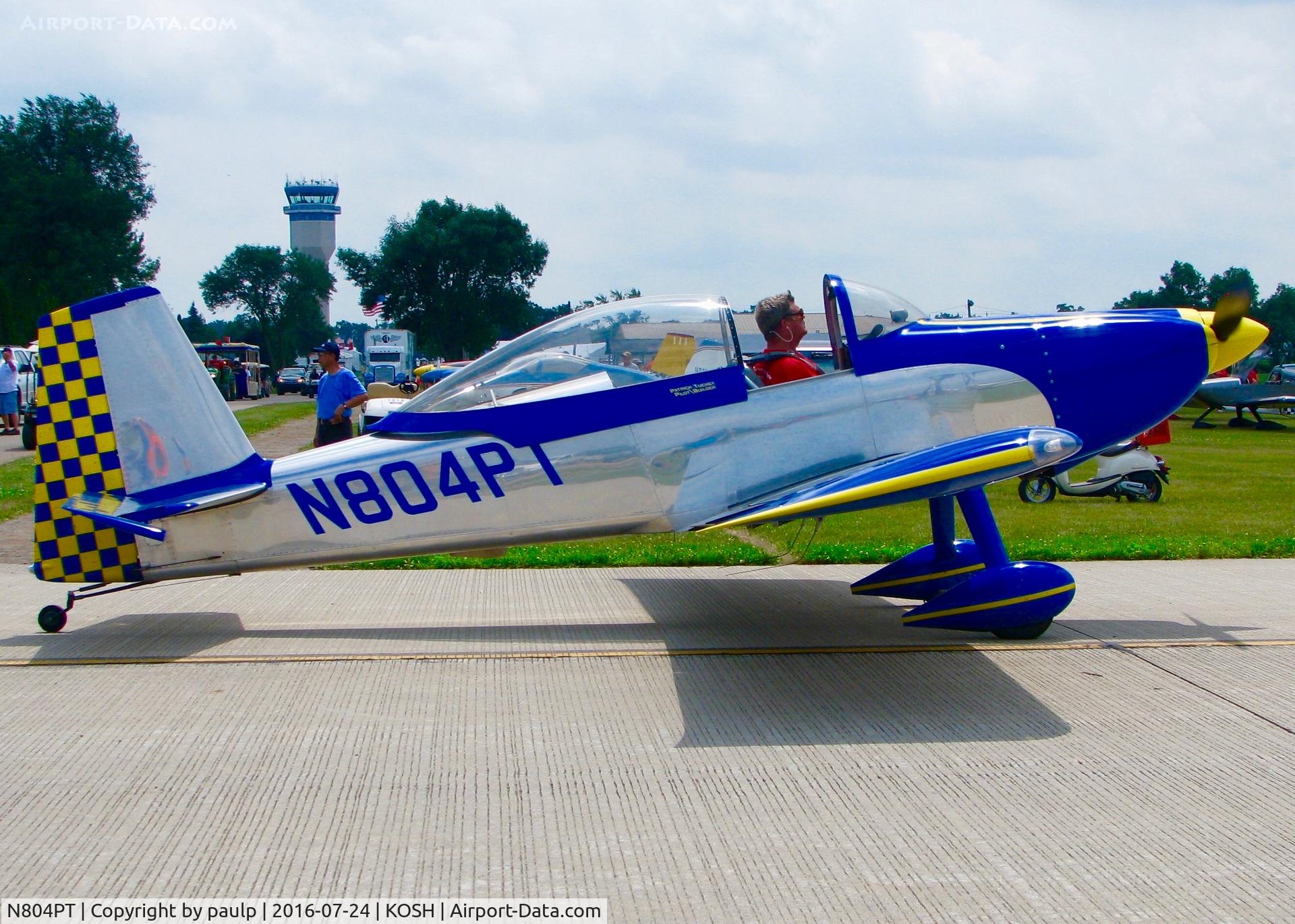 N804PT, 2007 Vans RV-8 C/N 82265, At Oshkosh.