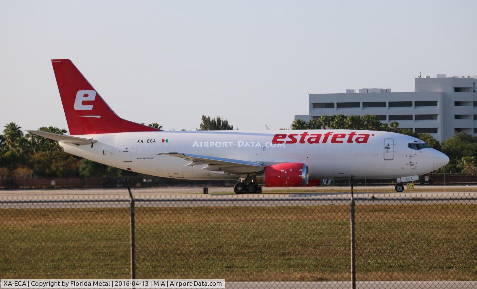 XA-ECA, 1989 Boeing 737-3M8 C/N 24024, Estafeta Cargo