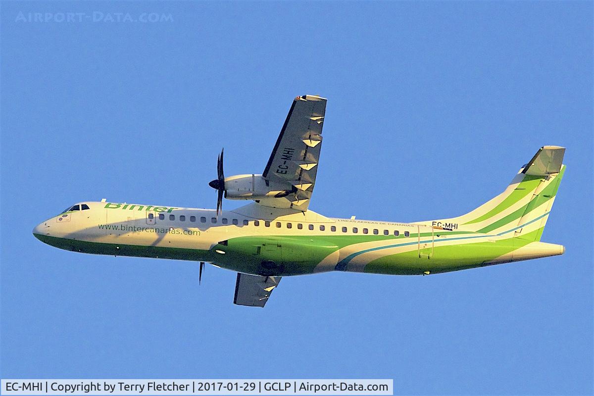EC-MHI, 2014 ATR 72-212A C/N 879, at Gran Canaria