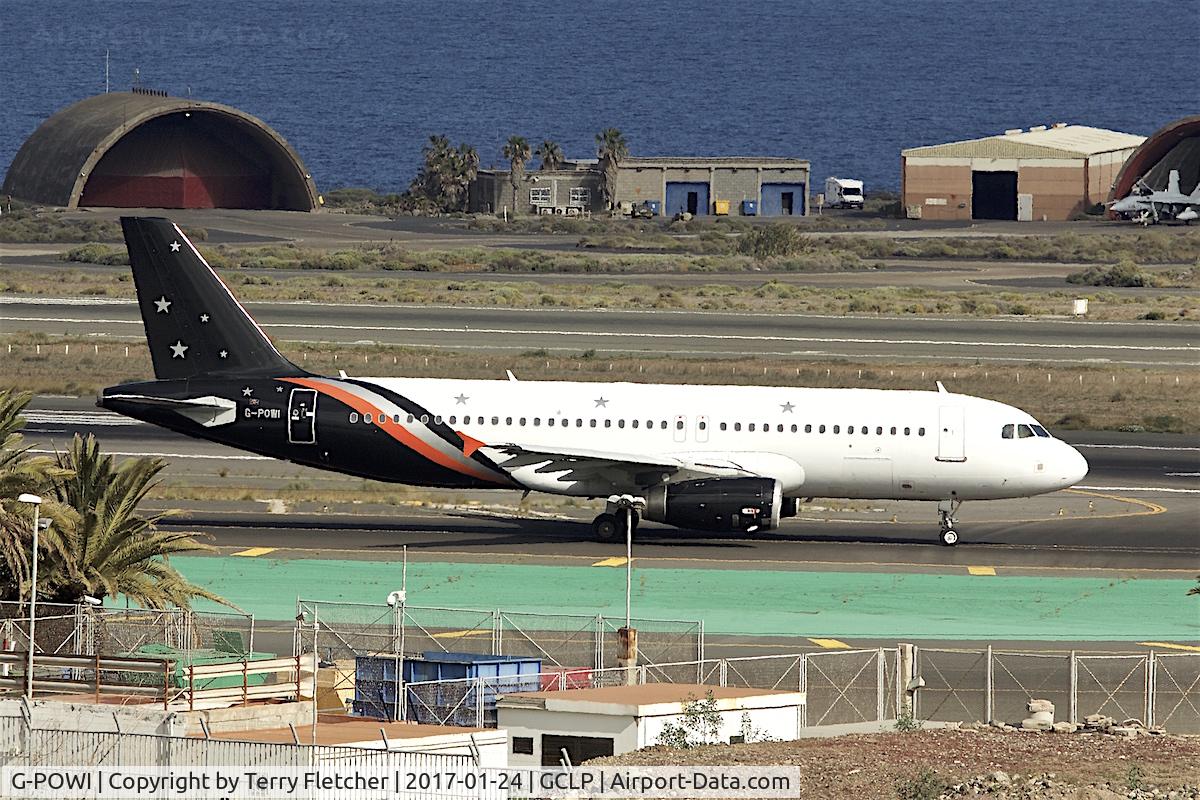 G-POWI, 2006 Airbus A320-233 C/N 2791, at Gran Canaria operating for Novair