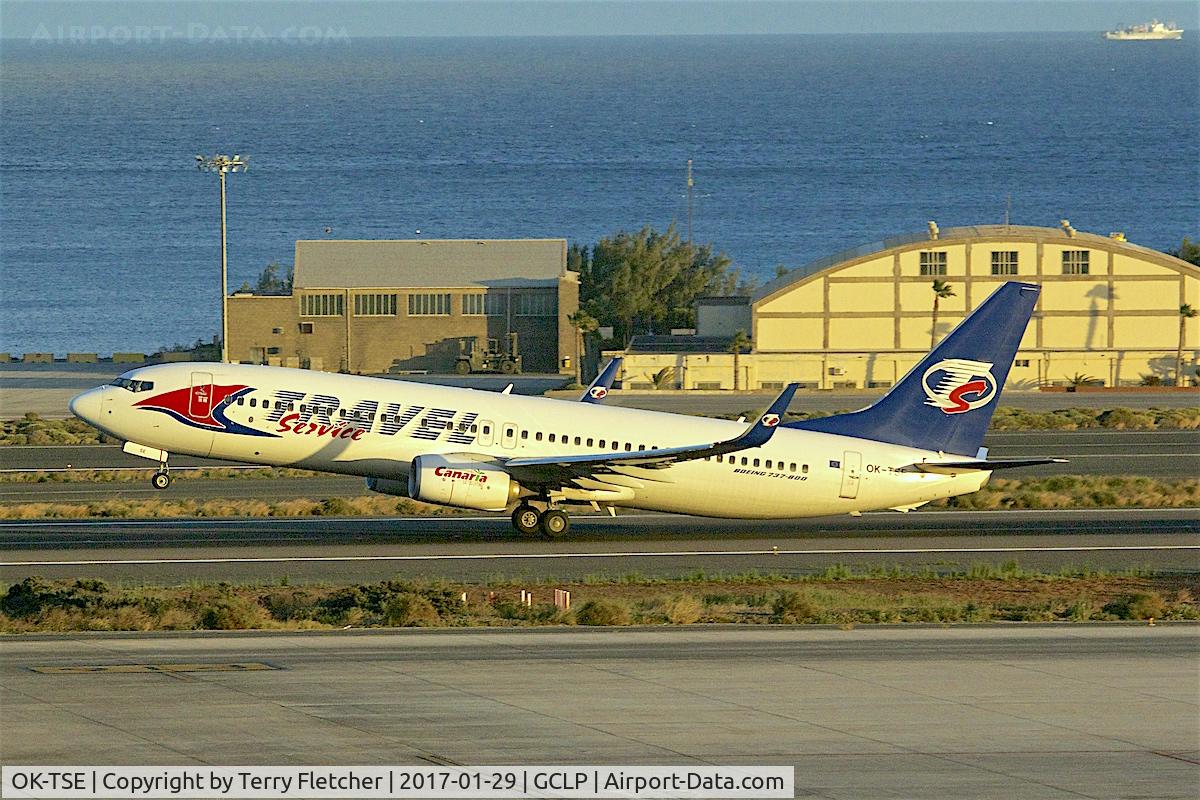 OK-TSE, 2014 Boeing 737-81D C/N 39437, at Gran Canaria