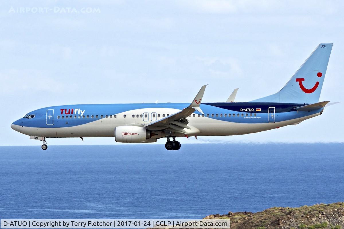 D-ATUO, 2015 Boeing 737-8K2 C/N 41661, at Gran Canaria