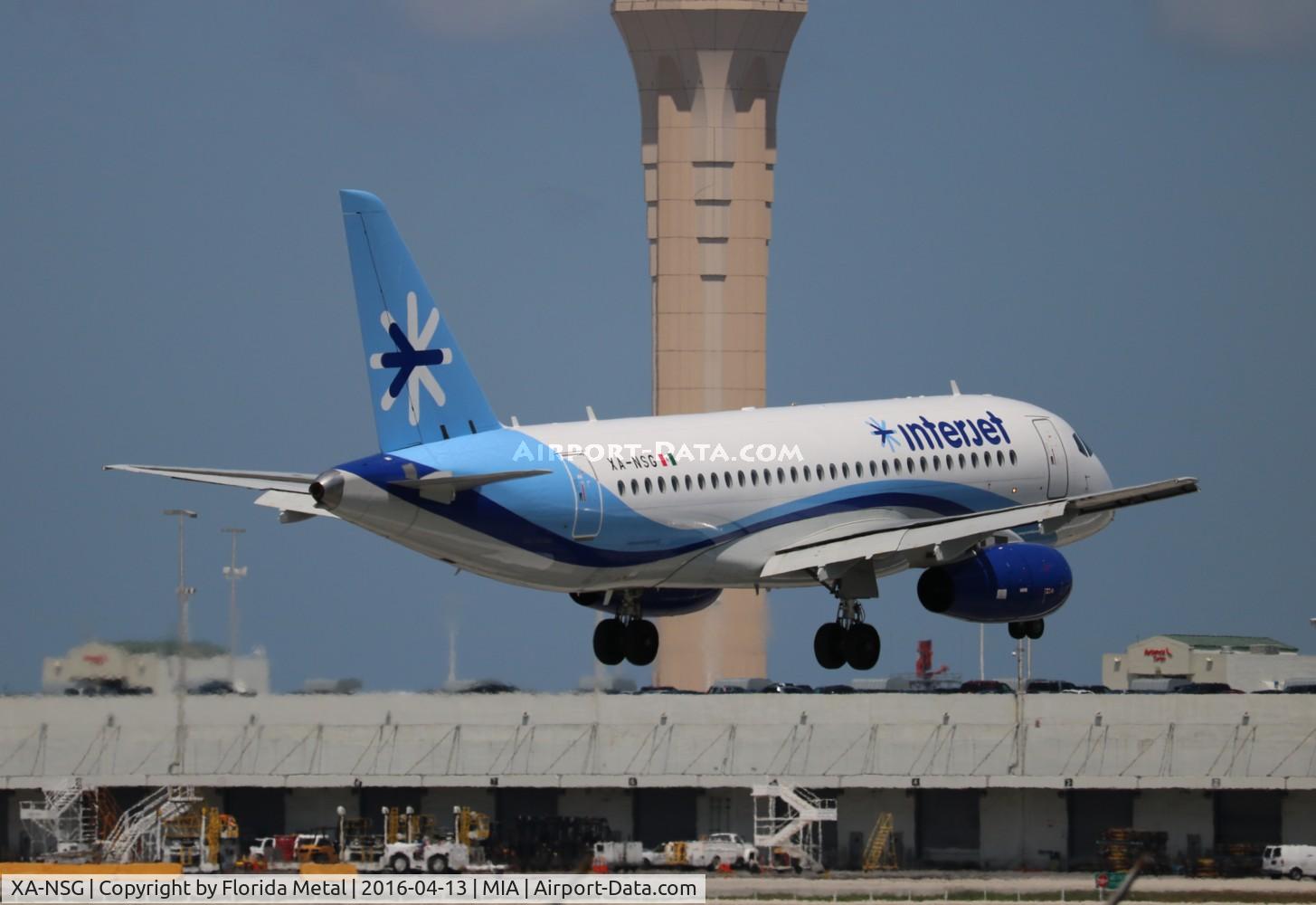 XA-NSG, 2013 Sukhoi SuperJet 100-95B C/N 95034, Interjet