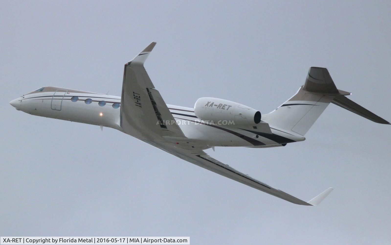 XA-RET, Gulfstream Aerospace GV-SP (G550) C/N 5282, Gulfstream 550
